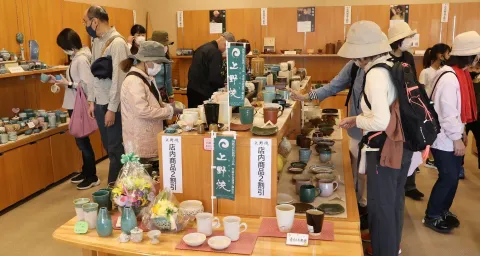 上野焼 秋の窯開き-3
