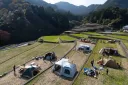 棚田でのキャンプ風景（参考写真）