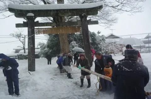 綱引神事の公式掲載画像