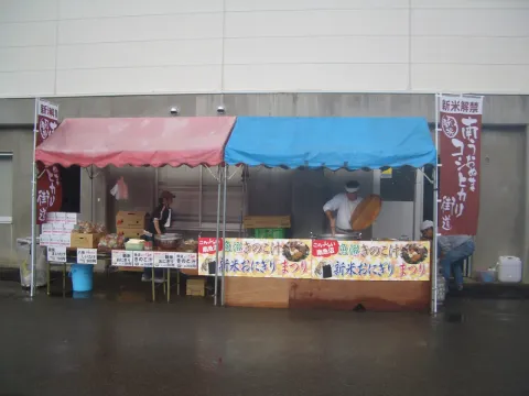 まつりの販売ブース