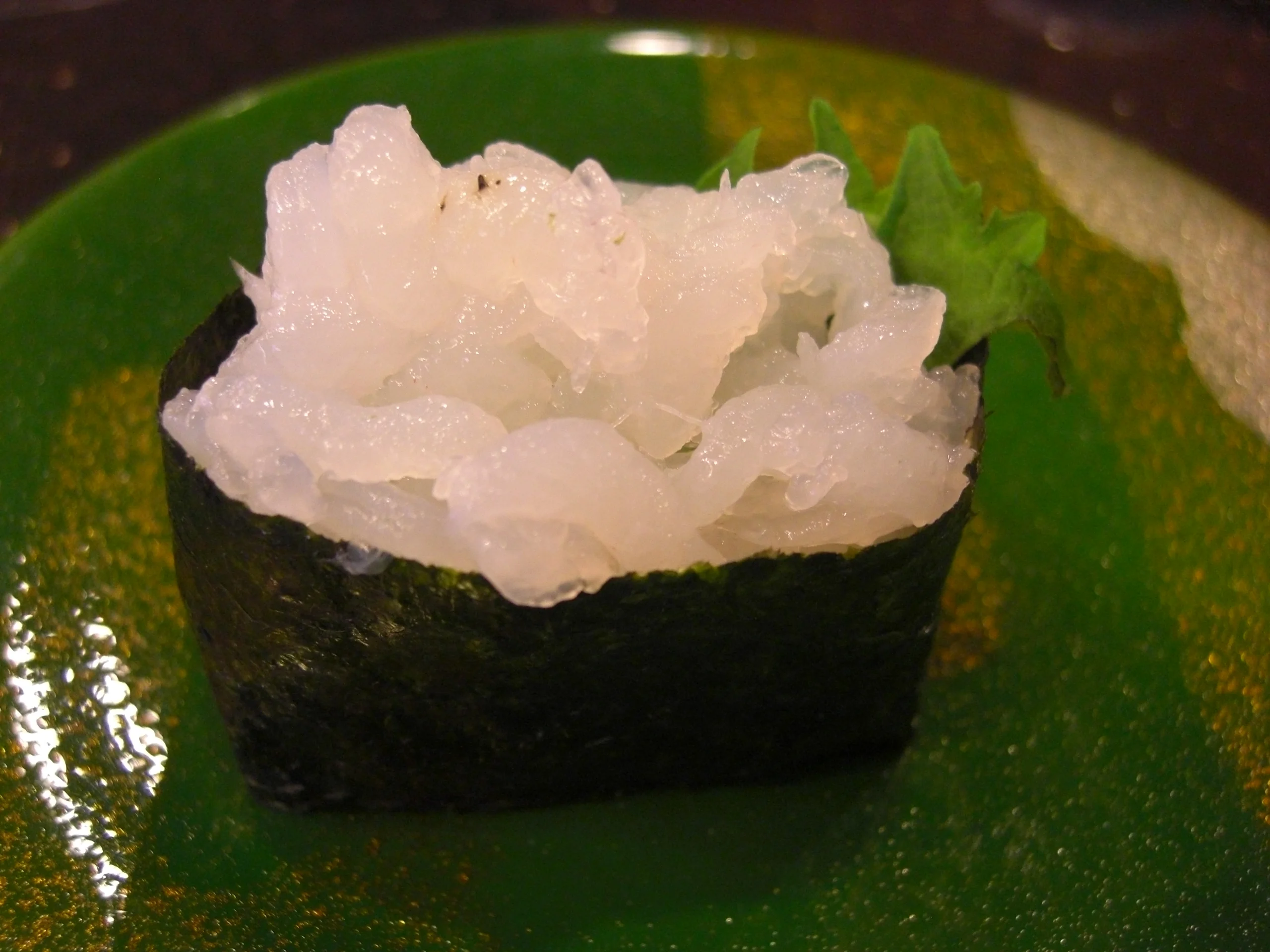Luminous Shiroebi White Shrimp Jewel Sushi from the Japan Sea Deep Waters