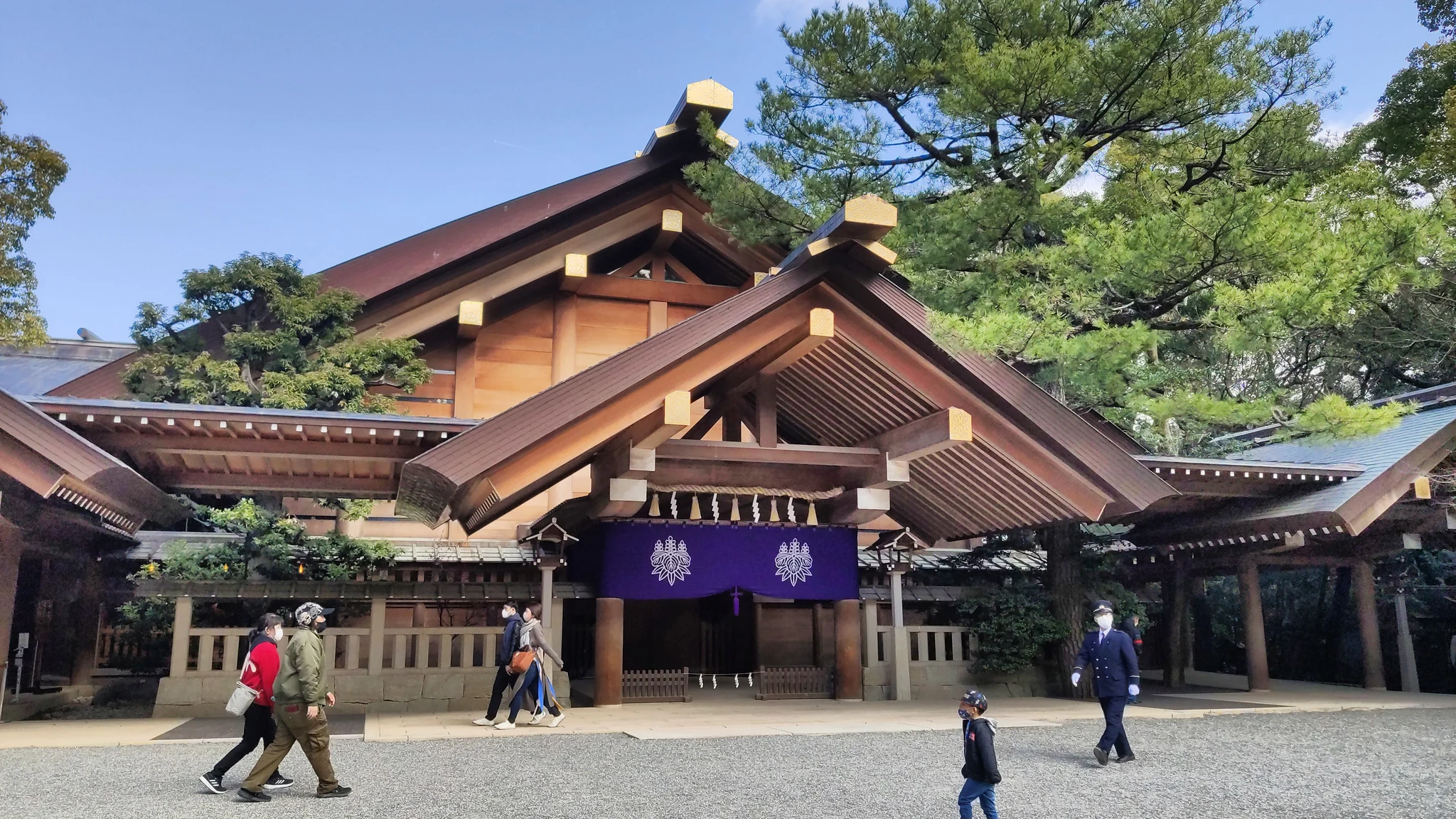 Atsuta Jingu Sacred Shinto Shrine Grounds in Nagoya